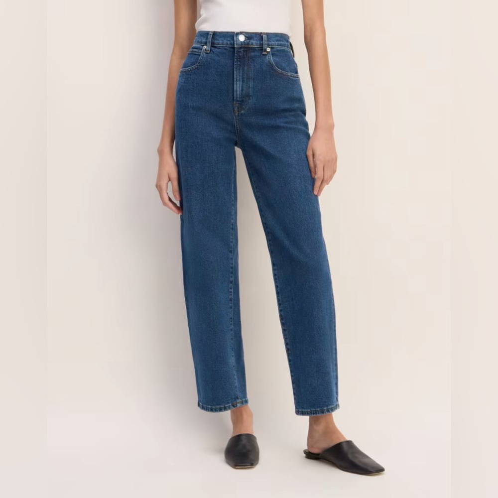 Everlane Way-High Jean in Vintage Indigo, Size 27